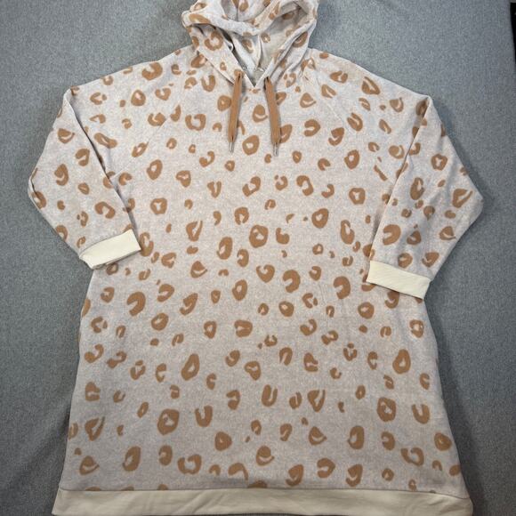 Koolaburra Tops - Koolaburra by UGG Women's 3X Leopard Print Hoodie Pullover Cozy Lounge Comfy